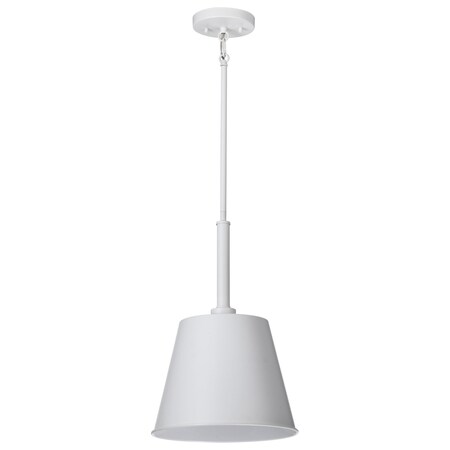 Nuvo Alexis 1-Light Small Pendant - Matte White Finish 60/7949